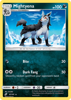 Mightyena 87/181 — Team Up