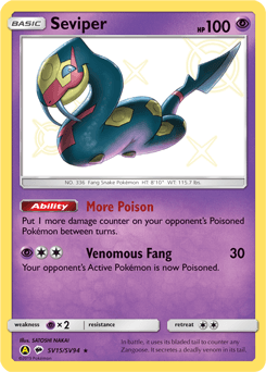 Seviper SV15/94 — Hidden Fates Shiny Vault