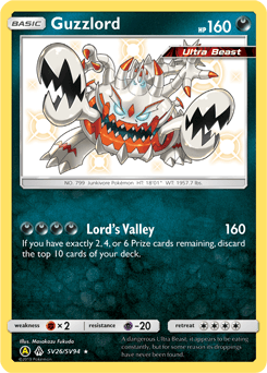 Guzzlord SV26/94 — Hidden Fates Shiny Vault