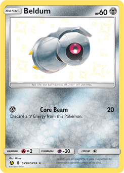 Beldum SV30/94 — Hidden Fates Shiny Vault