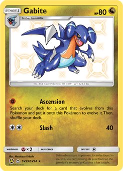 Gabite SV39/94 — Hidden Fates Shiny Vault