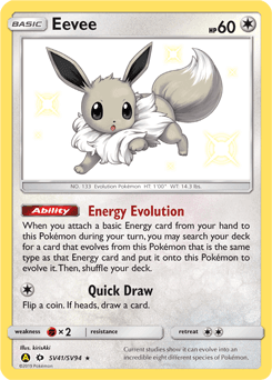 Eevee SV41/94 — Hidden Fates Shiny Vault