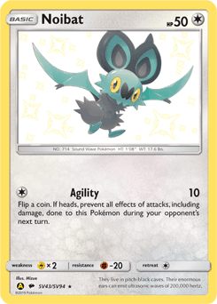 Noibat SV43/94 — Hidden Fates Shiny Vault