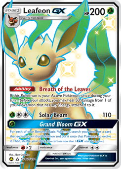Leafeon-GX SV46/94 — Hidden Fates Shiny Vault