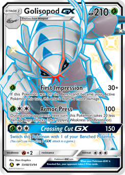 Golisopod-GX SV48/94 — Hidden Fates Shiny Vault