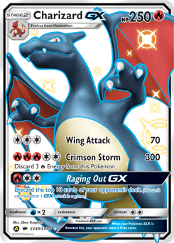 Charizard-GX SV49/94 — Hidden Fates Shiny Vault