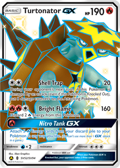 Turtonator-GX SV52/94 — Hidden Fates Shiny Vault