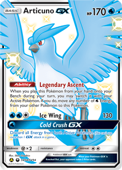 Articuno-GX SV54/94 — Hidden Fates Shiny Vault