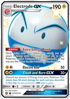 Electrode-GX SV57/94 — Hidden Fates Shiny Vault