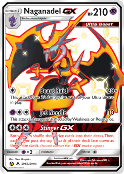 Naganadel-GX SV63/94 — Hidden Fates Shiny Vault