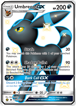 Umbreon-GX SV69/94 — Hidden Fates Shiny Vault