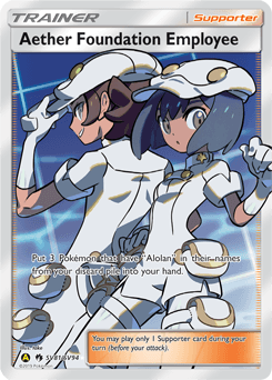 Aether Foundation Employee SV81/94 — Hidden Fates Shiny Vault