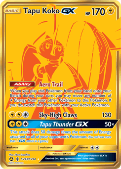 Tapu Koko-GX SV93/94 — Hidden Fates Shiny Vault