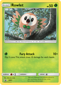 Rowlet SM01/248 — SM Black Star Promos