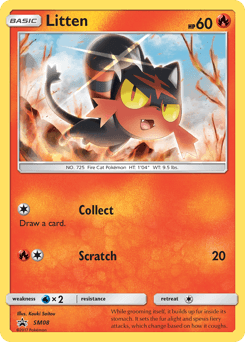 Litten SM08/248 — SM Black Star Promos