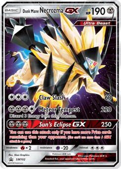 Dusk Mane Necrozma-GX SM102/248 — SM Black Star Promos