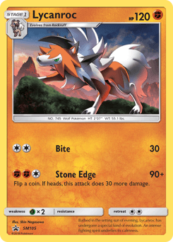 Lycanroc SM105/248 — SM Black Star Promos