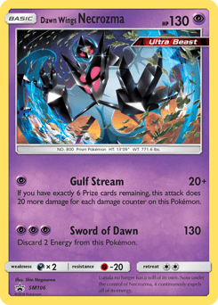 Dawn Wings Necrozma SM106/248 — SM Black Star Promos
