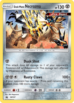 Dusk Mane Necrozma SM107/248 — SM Black Star Promos