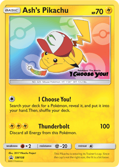 Pokémon card illustrated by 2017 Pikachu Project