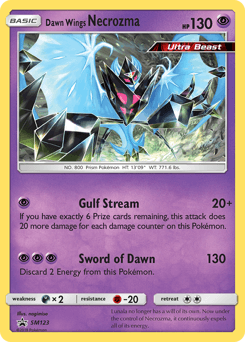 Dawn Wings Necrozma SM123/248 — SM Black Star Promos