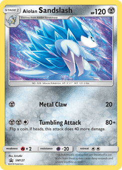 Alolan Sandslash SM127/248 — SM Black Star Promos