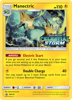Manectric SM130/248 — SM Black Star Promos
