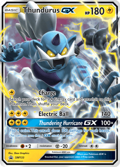 Thundurus-GX SM133/248 — SM Black Star Promos