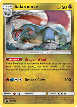 Salamence SM140/248 — SM Black Star Promos