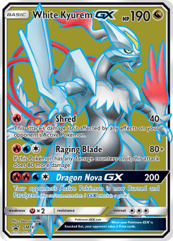 White Kyurem-GX SM141/248 — SM Black Star Promos
