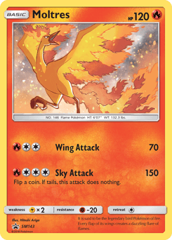 Moltres SM143/248 — SM Black Star Promos