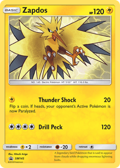 Zapdos SM145/248 — SM Black Star Promos