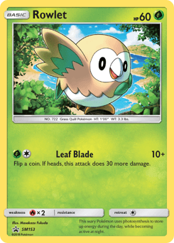 Rowlet SM153/248 — SM Black Star Promos