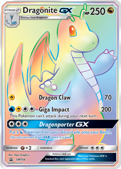 Dragonite-GX SM156/248 — SM Black Star Promos