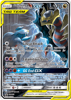 Garchomp & Giratina-GX SM193/248 — SM Black Star Promos