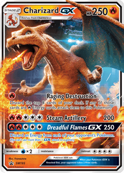 Charizard-GX SM195/248 — SM Black Star Promos