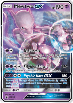 Mewtwo-GX SM196/248 — SM Black Star Promos