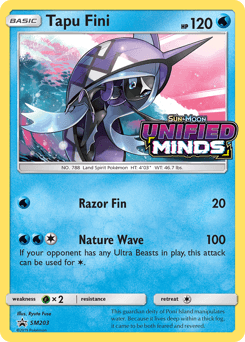 Tapu Fini SM203/248 — SM Black Star Promos