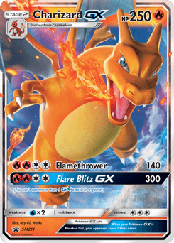 Charizard-GX SM211/248 — SM Black Star Promos