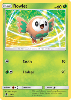 Rowlet SM22/248 — SM Black Star Promos