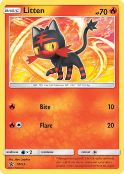 Litten SM23/248 — SM Black Star Promos