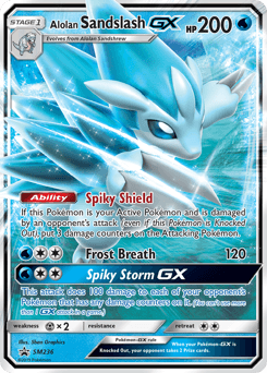 Alolan Sandslash-GX SM236/248 — SM Black Star Promos
