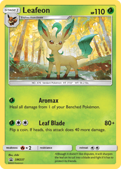 Leafeon SM237/248 — SM Black Star Promos