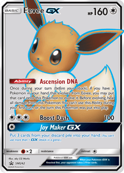 Eevee-GX SM242/248 — SM Black Star Promos