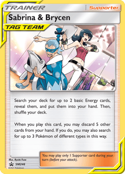 Sabrina & Brycen SM246/248 — SM Black Star Promos