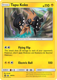 Tapu Koko SM30a/248 — SM Black Star Promos