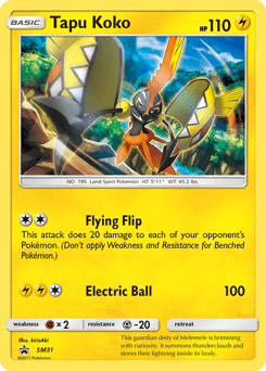 Tapu Koko SM31/248 — SM Black Star Promos