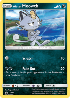 Alolan Meowth SM43/248 — SM Black Star Promos