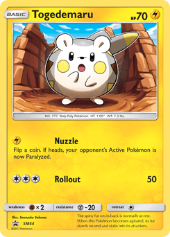 Togedemaru SM44/248 — SM Black Star Promos