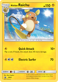Alolan Raichu SM65/248 — SM Black Star Promos